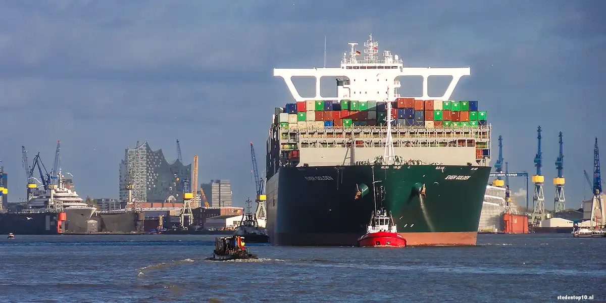 Hamburg heeft de grootste haven van Duitsland