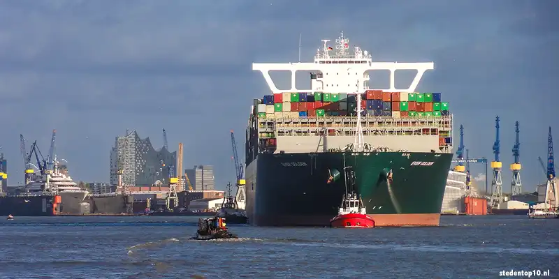 Hamburg heeft de grootste haven van Duitsland